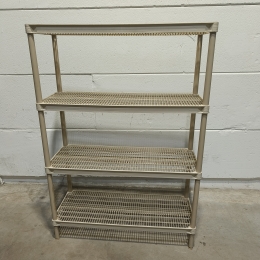 Plastic rack - 122x46x175cm